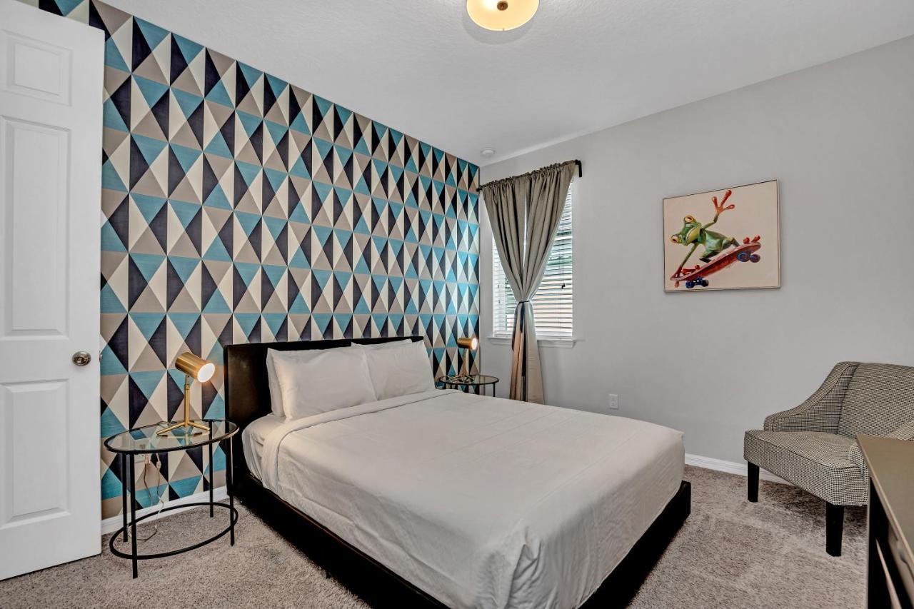 Modern Villa Wprivate Pool&Spa, Free Water Park Orlando Exterior foto