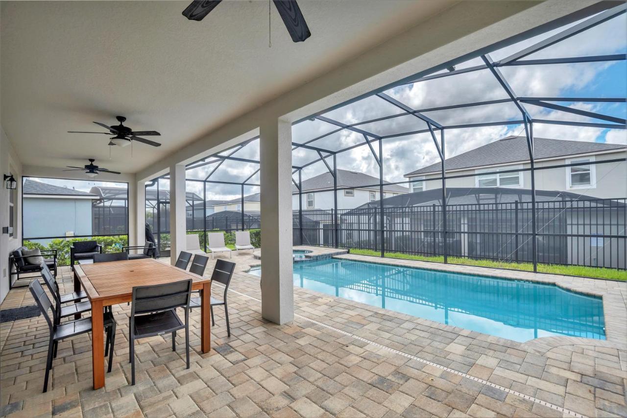Modern Villa Wprivate Pool&Spa, Free Water Park Orlando Exterior foto