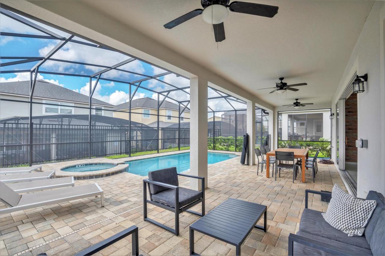 Modern Villa Wprivate Pool&Spa, Free Water Park Orlando Exterior foto